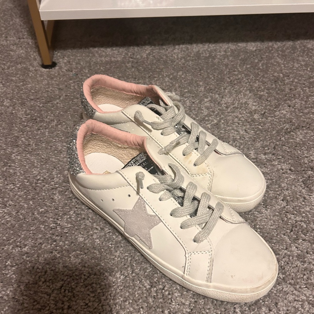Vintage Havana Pink and Gold sneakers